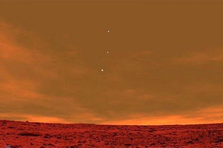 Снимок, сделанный с Марса