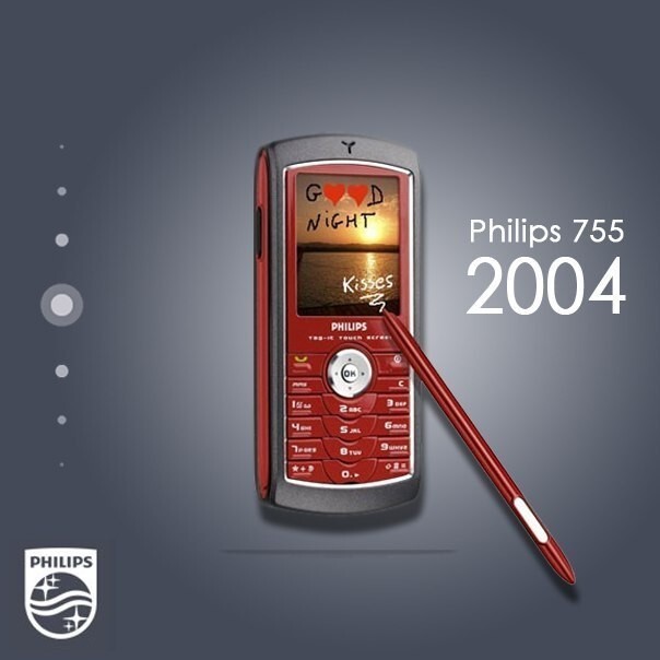 5. Philips 550/755. Дата выхода: 2004 год