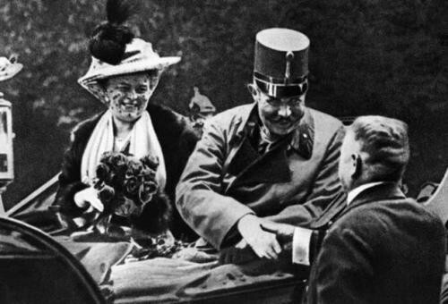 Эрцгерцог Франц Фердинанд в день своего убийства, ставшего поводом к началу Первой мировой войны