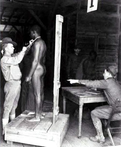 Подготовка раба к продаже, США, XIX век