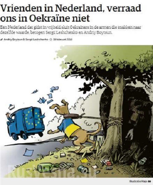 Голландия показала, что думает об украинском референдуме.