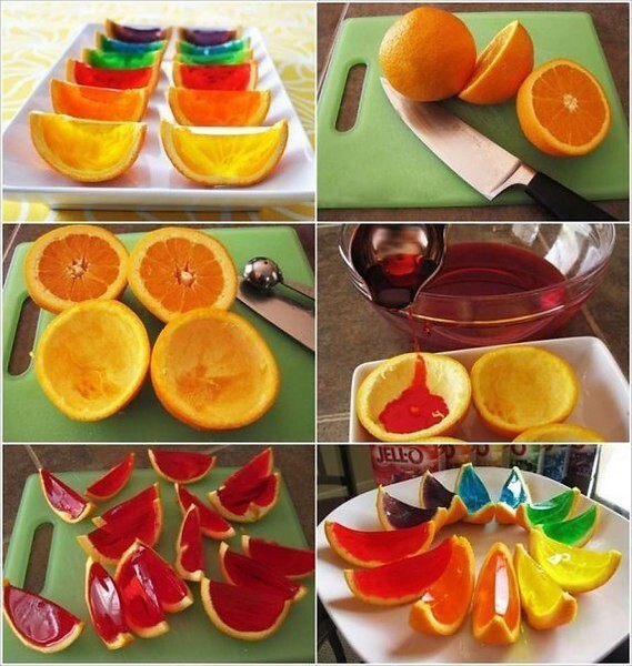 Цветные апельсинки