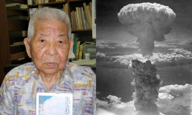 Японец выживший после двух ядерных удара