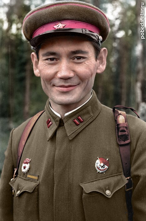 Герои Великой Отечественной войны в цветных фотографиях