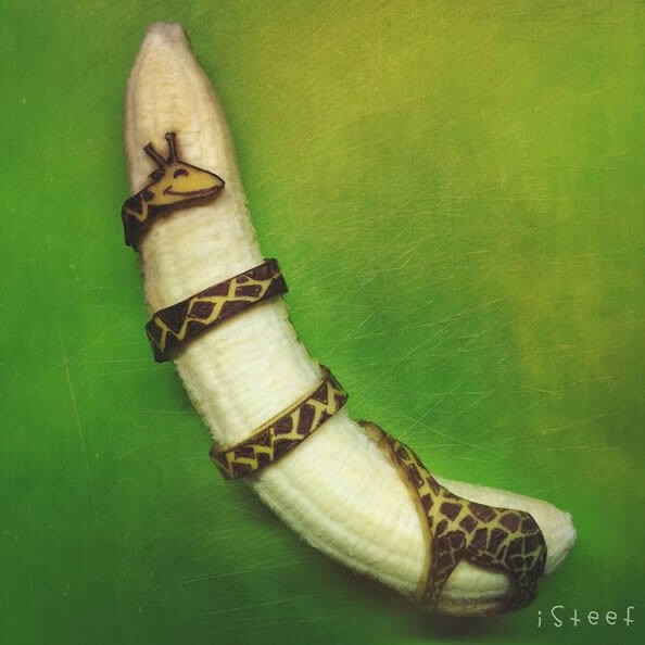 Тайные послания проявляются на бананах 