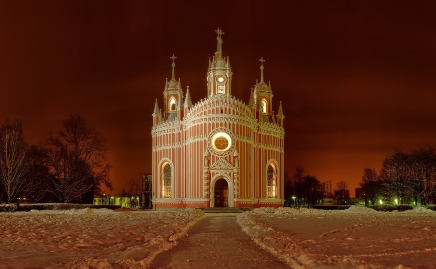 Очень красивые фотографии ночного Санкт-Петербурга