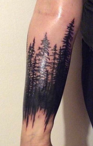Татуировка леса