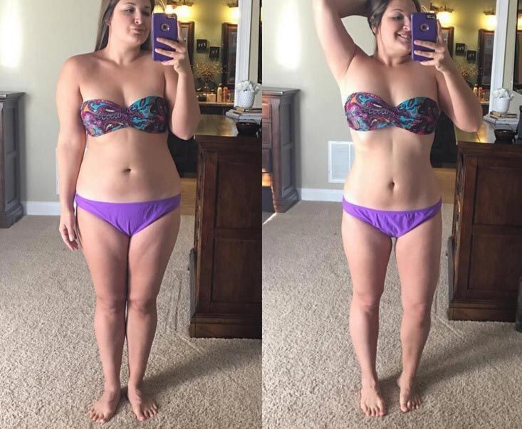 Девушки делятся фотографиями своего 'похудения' за 30 секунд в стиле до и после