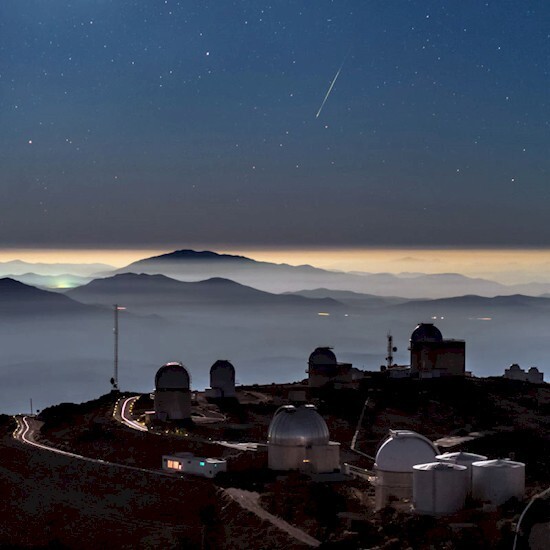15. Вид из обсерватории Ла-Силья в пустыне Атакама в Чили
