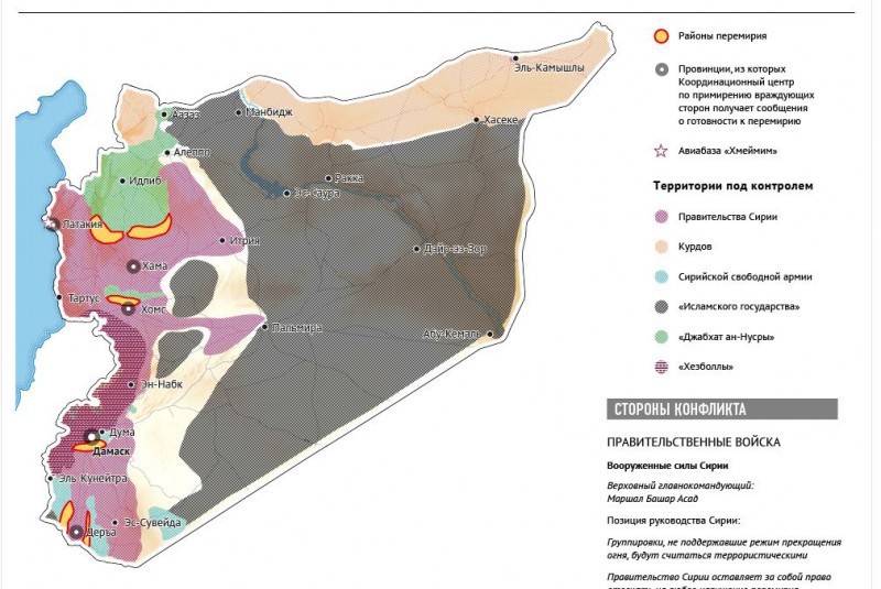  Как проходит перемирие в Сирии 