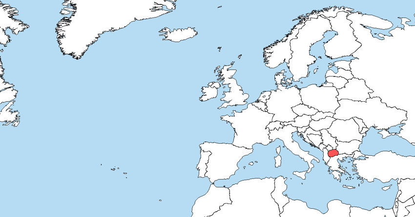 Какая страна выделена на карте?