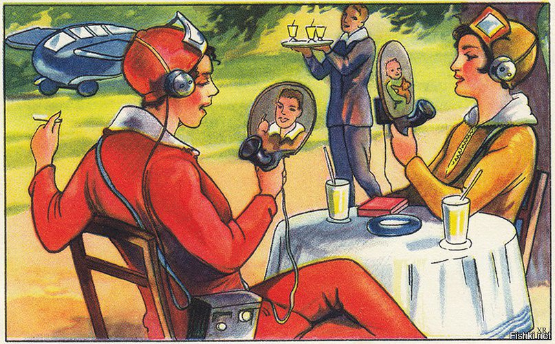 Рисунок будущего из журнала 1930 года
