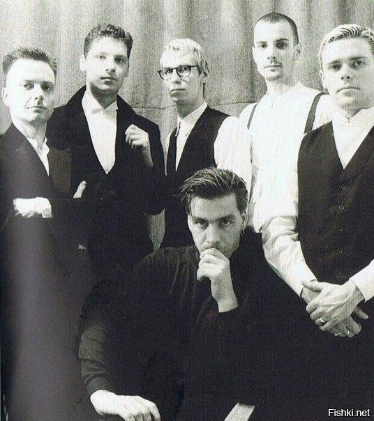 Группа Rammstein 20 лет назад