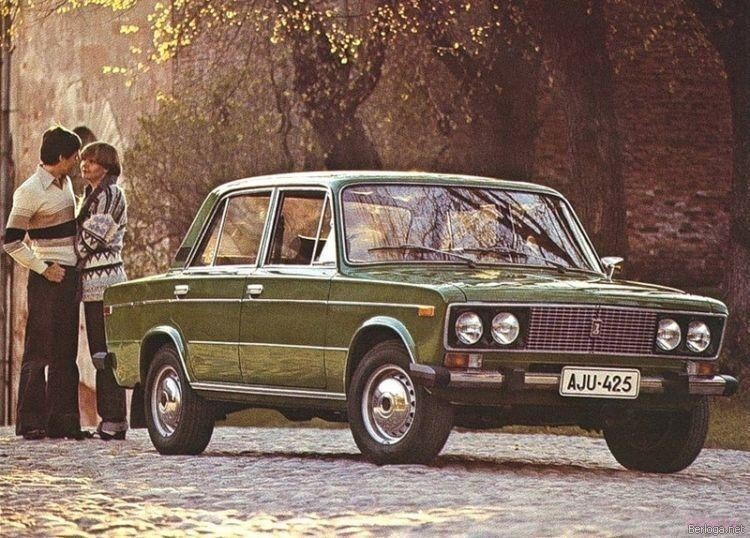  Советская реклама Lada - красивые люди в красивой машине