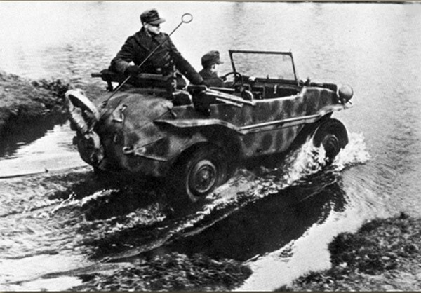 Автомобиль-амфибия - Volkswagen «Type 166» (Schwimmwagen) 