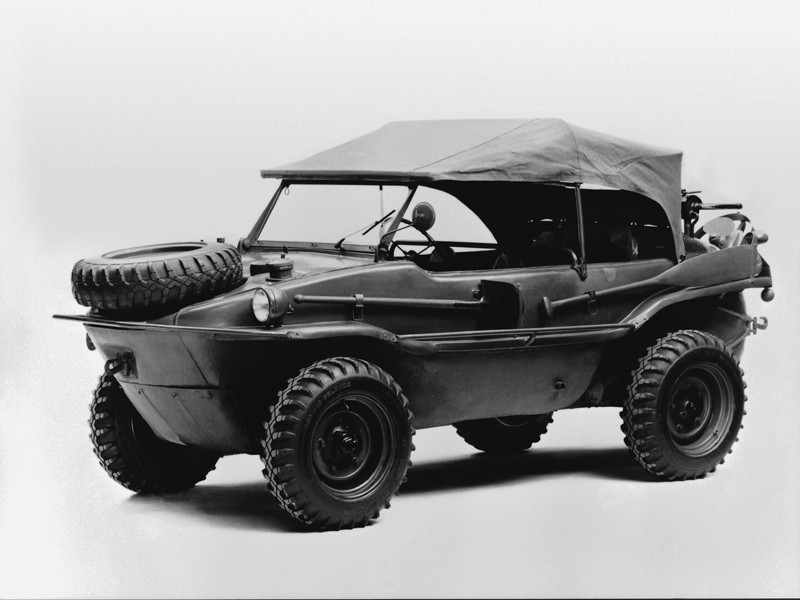 Автомобиль-амфибия - Volkswagen «Type 166» (Schwimmwagen) 