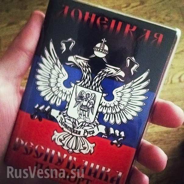 Россия признала паспорта ДНР и ЛНР, — источник