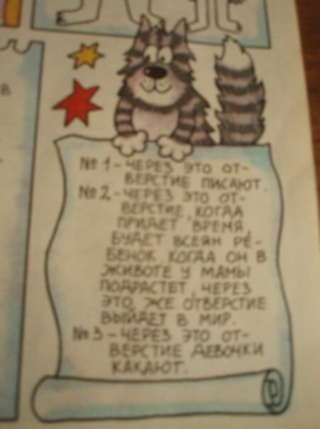 Книжка "Откуда берутся дети" с комментариями взрослых людей