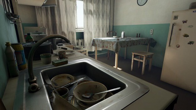 «Постсоветская» кухня на Unreal Engine 4