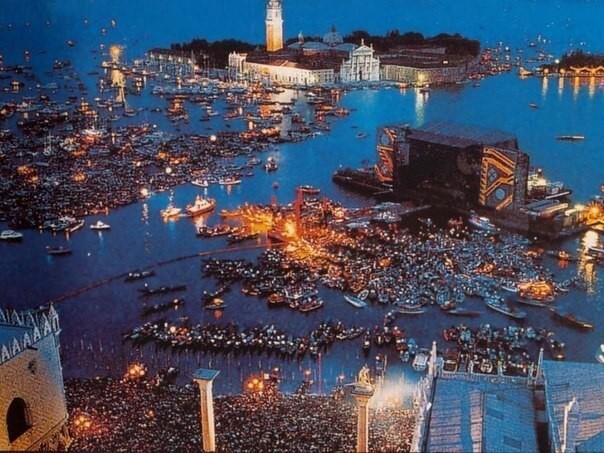 Концерт Pink Floyd. Венеция, 1989 год.