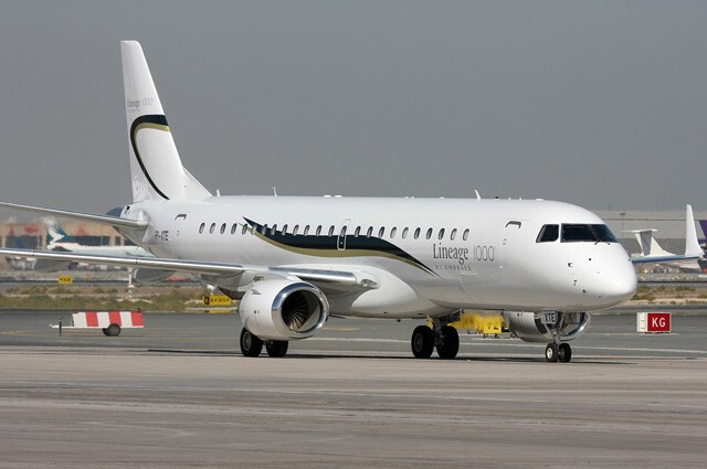 9. The Embraer EMB190BJ Lineage 1000  (40,95 млн долларов)