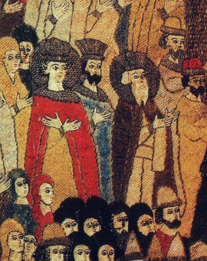 Княгиня Елена Волошанка, Великий князь Иван III, его сын Василий Иванович (будущий Василий III) и внук Дмитрий(1483-1509 гг.)..