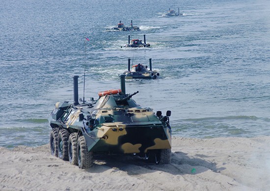 Каспийская флотилия в деле: военные учения ЮВО