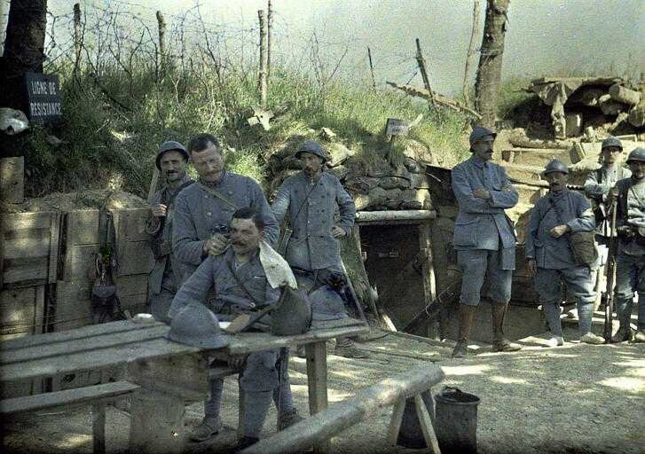 Цветные фото Первой Мировой