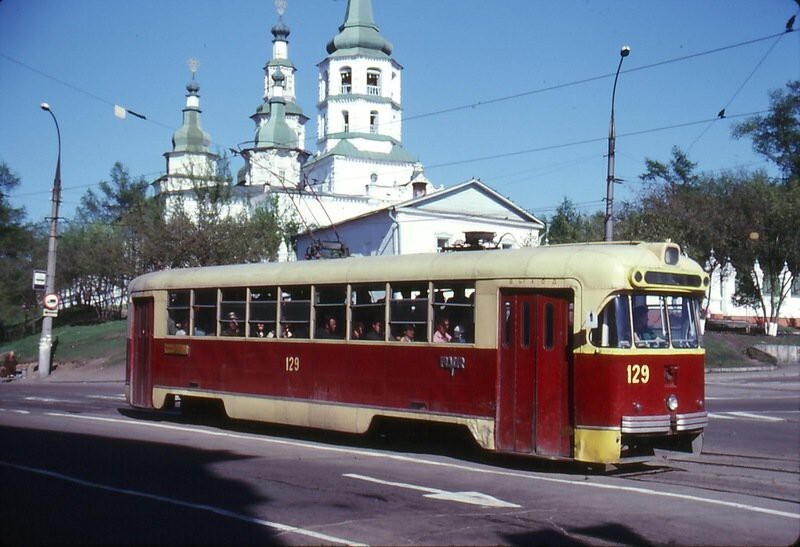 Трамвай в Иркутске