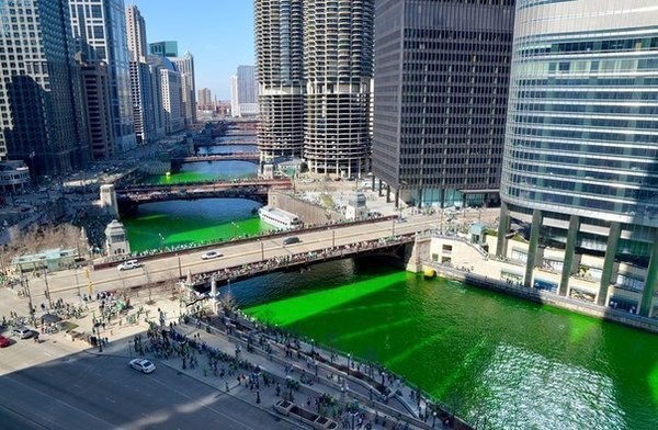 Зеленая река в США