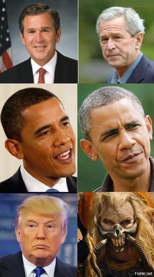 Американские президенты после 8 лет работы