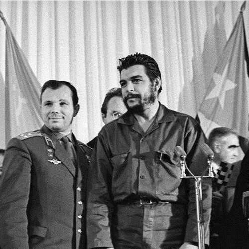 Юрий Гагарин и Че Гевара (1960 г.)