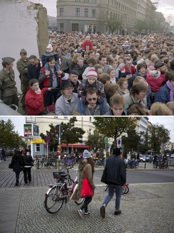 Берлинская стена вчера и сегодня