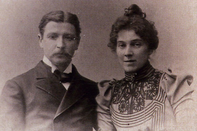 М.А. Врубель и его жена Н.И. Забела. Фото 1896 года. 