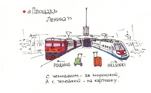 Петербургское метро в картинках