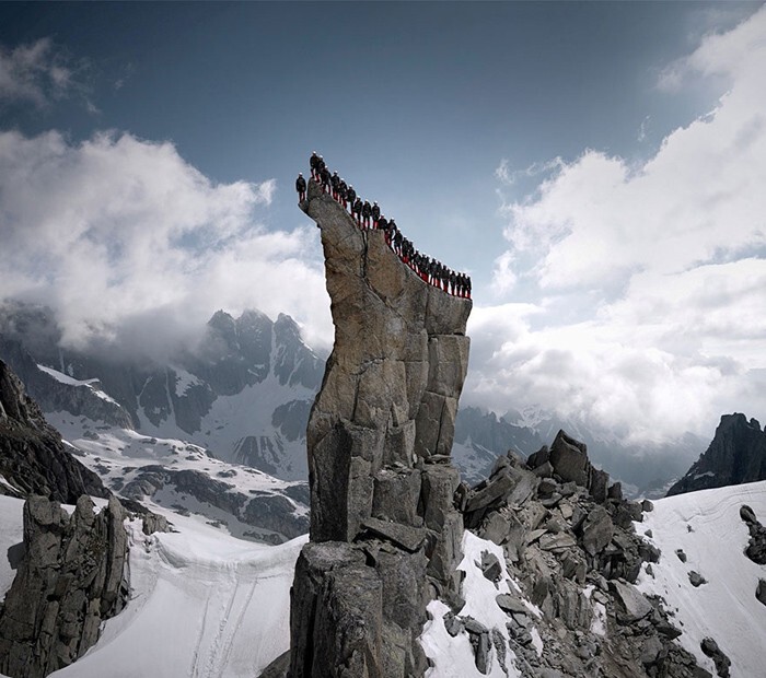 Эпическая фотосессия в Альпах: высота, риск и неимоверная красота природы 