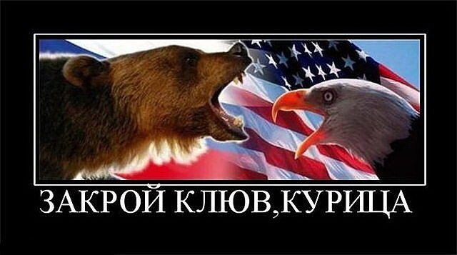 Медведь - символ России! Помни об этом, курица!