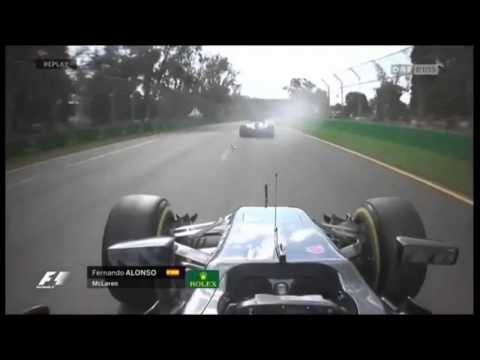 Авария Формула 1 Алонсо и Гутьеррес   