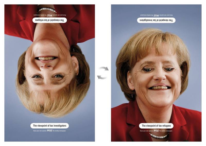 Ангела Меркель улыбается?