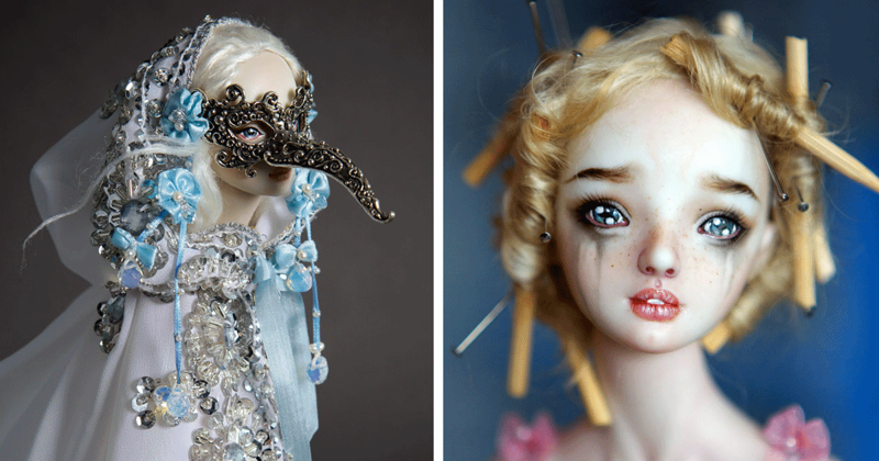 Пугающе реалистичные и откровенные фарфоровые куклы Марины Бычковой