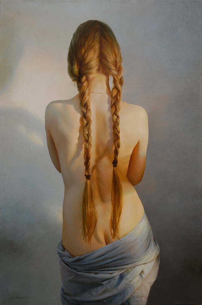 Красота женского тела на картинах художника Сергея Маршенникова