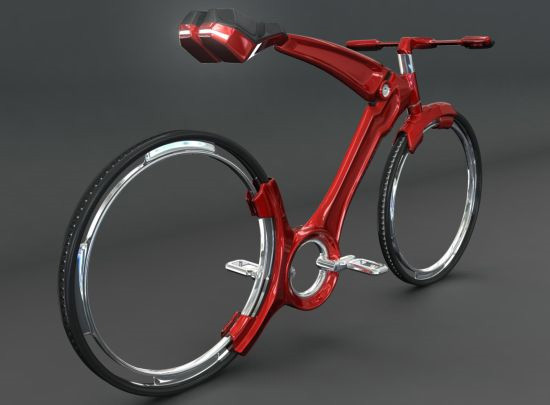 Ничего лишнего: футуристический концепт велосипеда