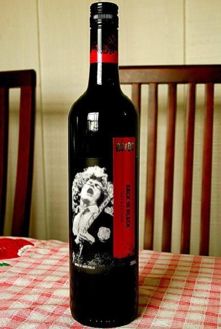 AC/DC Back In Black Shiraz