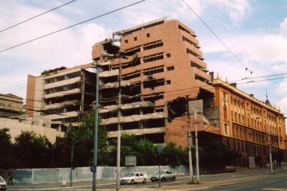 Уничтожение телецентра в Белграде