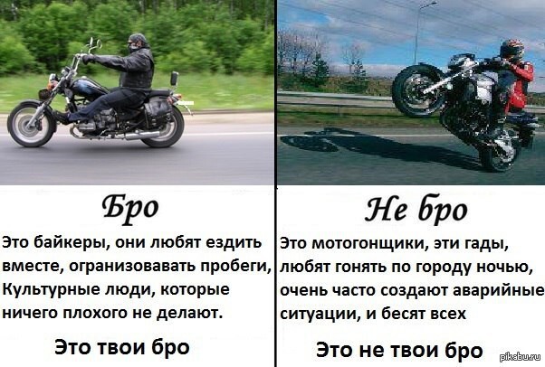 Байкер vs Мотоциклист - кто есть кто?