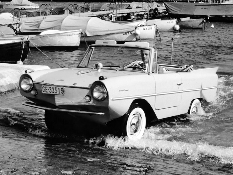 Плавающий автомобиль Amphicar