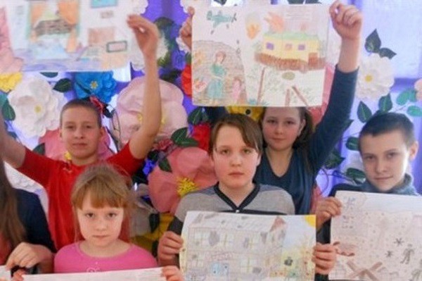 Война глазами детей в Горловке.