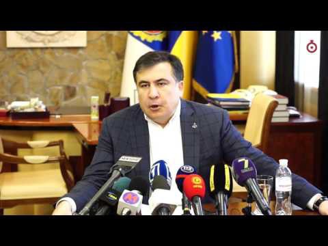 Саакашвили заговорил на неизвестном языке 