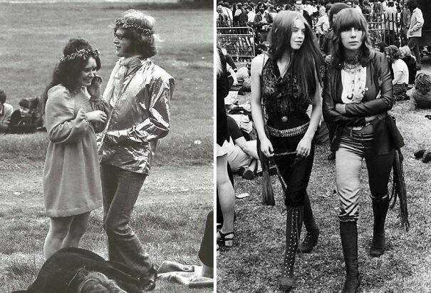 Фотографии девушек с фестиваля "Вудсток" 1969 года дают понять, откуда взялась мода наших дней