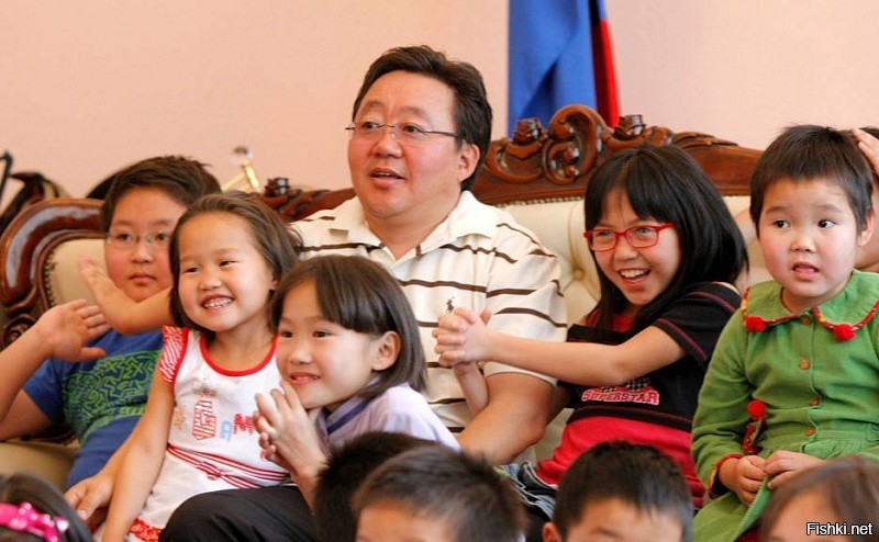 У президента Монголии самое большое количество детей среди всех глав государс...